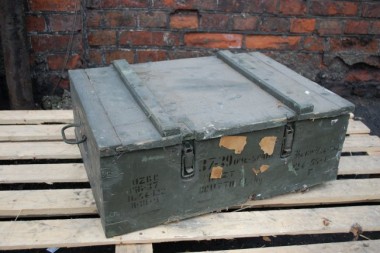 Military wooden chest for 37mm cannon