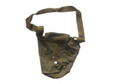 Military haversack with a shoulder strap in  KHAKI color