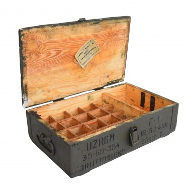 Transport wooden chest 50x31x14