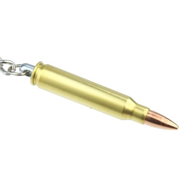 Key ring cartridge 5.56 x 45 mm beryl