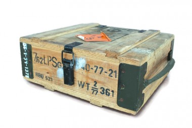 Military wooden chest M33  reinforced