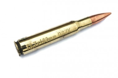 Engraved cartridge 12,7mm with a bottle opener.