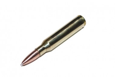 Ball pen made of 338 Lapua cartridge