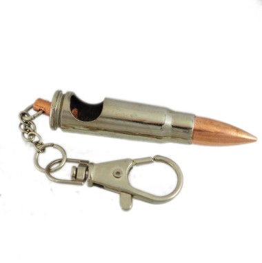 key ring AK-47 7.62 x 39 mm cartridge cobalt