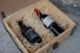 Military wooden box for  ammunition + wooden shavings for a gift