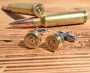 Cufflinks made of 308 Winchester cartridge