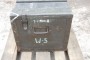 Medical chest locked with a padlock  77x50x43