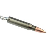 Key ring 308 WIN cartridge 7.62 x 51 mm cobalt