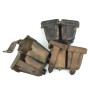 (Ammunition bag for Mosin magazines,  original leather, Polish