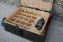 Military box for granades  + wooden shavings for a gift