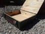 Military wooden chest 58x53x14