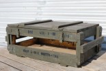 Wooden chest for wood 79cm