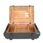 Military wooden chest from WWII  65x39x19