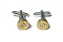 Cufflinks made of 357 Magnum cartridge