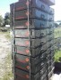 Military wooden chest 58x53x14