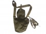 Military haversack with a shoulder strap in  KHAKI color