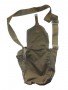 Military haversack with a shoulder strap in  KHAKI color