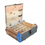 Military wooden chest for hand granades