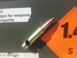 Magnet opener cartridge ammunition 338 MAGNUM 8.6 x 70 mm
