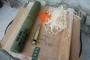 Military wooden box for  ammunition + wooden shavings for a gift