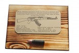KBK AK TABLICZKA OPISOWA NABÓJ AK-47 KOLEKCJA 7,62mm