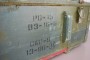 Metal military transport chest 103x48x21