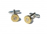 Cufflinks made of 357 Magnum cartridge