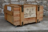 Na Kółkach Skrzynia Kufer Pufa Stolik 80x57x40cm