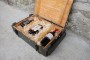 Military box for fuses +  wooden shavings as a gift