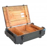 Military wooden chest from WWII  65x39x19